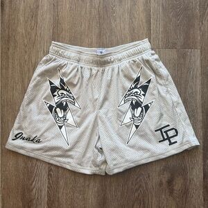Inaka Power Silver Mesh Shorts